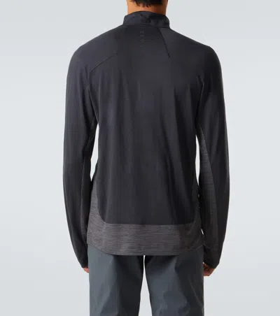 Sease Runner Virgin Wool Half-zip Sweater In Multi