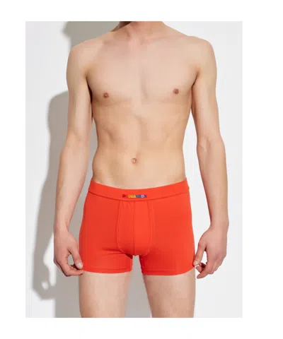 Dsquared2 Branded Boxer Briefs In Red