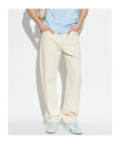 Samsoe & Samsoe Saeddie Belt-loop Pocket Jeans In White