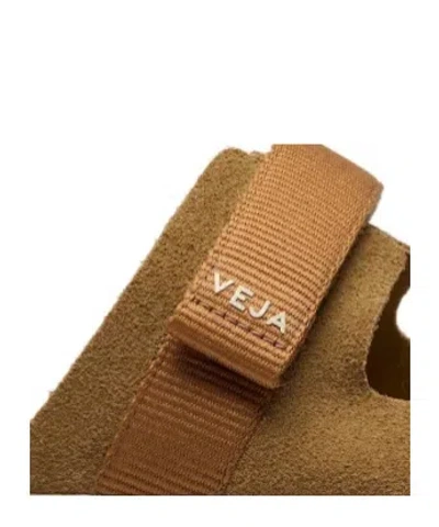 Veja Arpoador Strap Flat Sandals In Brown