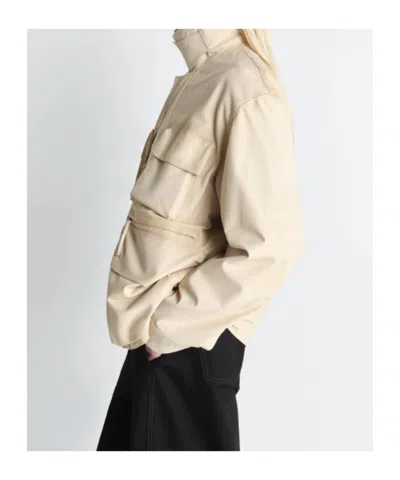 Lemaire Reporter Multi-pocket Jacket In Neutral