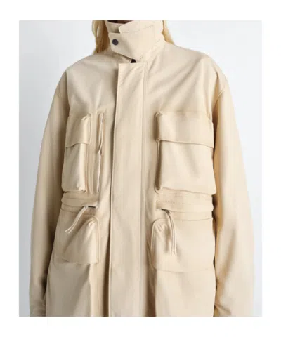 Lemaire Reporter Multi-pocket Jacket In Neutral