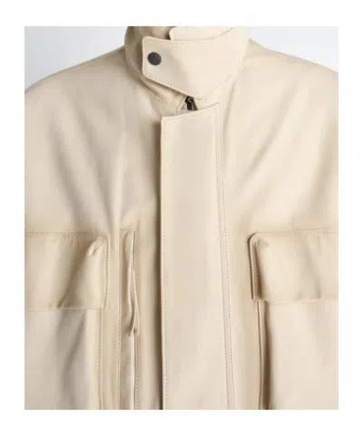 Lemaire Reporter Multi-pocket Jacket In Neutral