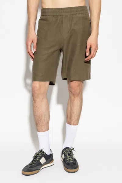 Samsoe & Samsoe Smith Elasticated-waistband Shorts In Green