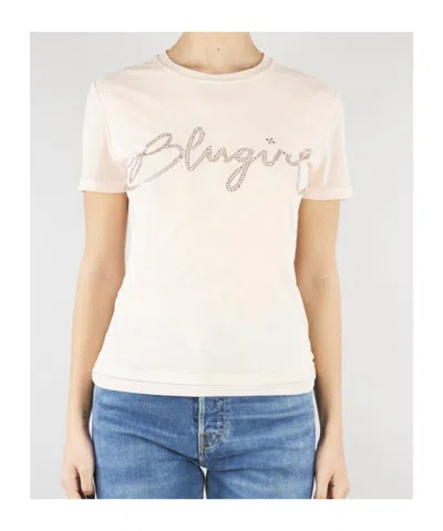 Blugirl Crystal-embellishment T-shirt In Multi