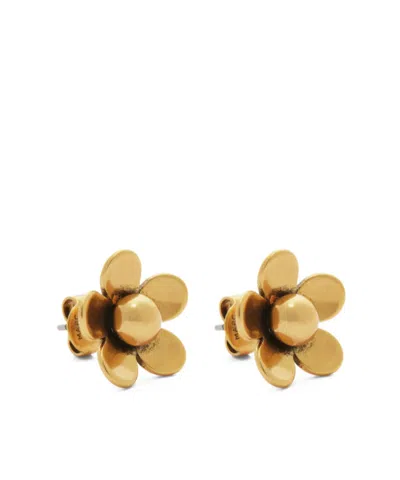 Marc Jacobs Daisy Stud Earrings In Transparent