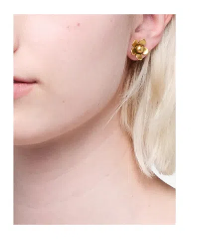 Marc Jacobs Daisy Stud Earrings In Transparent