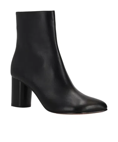 Niccolò Pasqualetti Obliqua Leather Ankle Boots In Black
