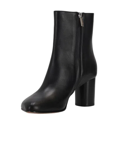 Niccolò Pasqualetti Obliqua Leather Ankle Boots In Black
