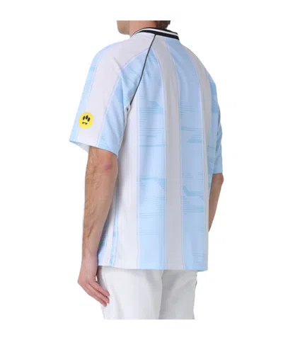 Barrow T-shirt Triacetato Coconut Sky In Blue