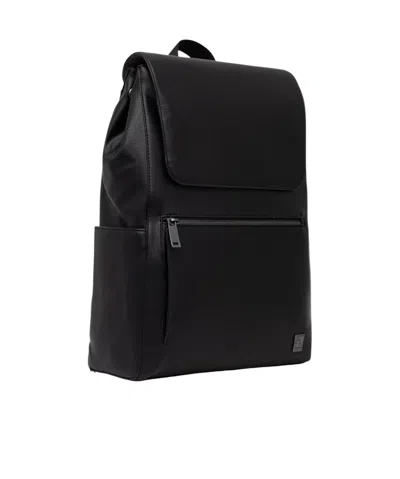 Calvin Klein Foldover-top Backpack In Black