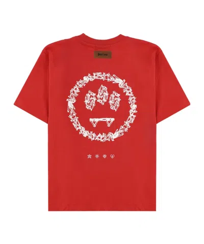 Barrow Logo Graphic T-shirt In Red