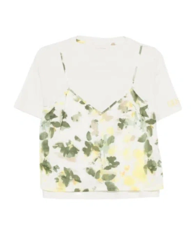 Liu •jo Layered T-shirt In White