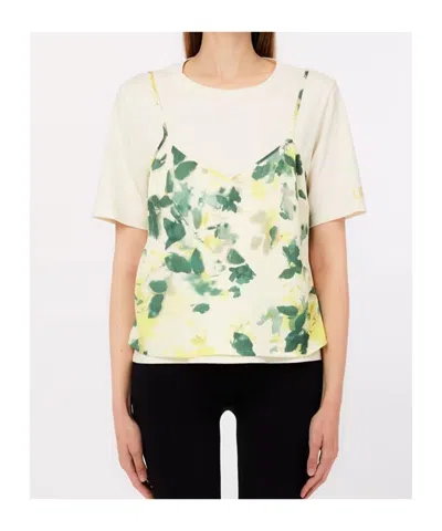 Liu •jo Layered T-shirt In White