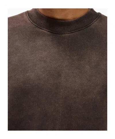 Represent Initial Boxy Sweater In Brown
