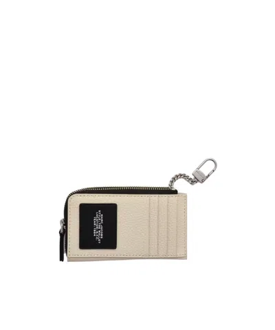 Marc Jacobs The Top Zip Multi Wallet Cloud White Multi In Neutral