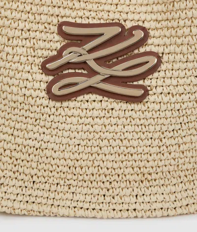 Karl Lagerfeld K/autograph Beach Bag In Brown