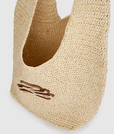 Karl Lagerfeld K/autograph Beach Bag In Brown