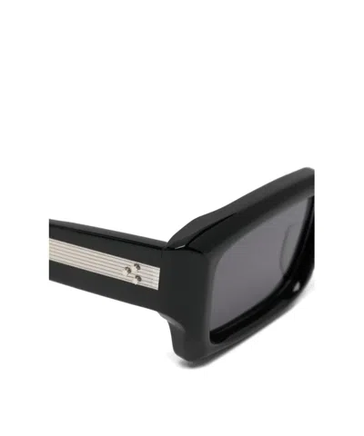 Jacques Marie Mage Rectangle-frame Sunglasses In Black