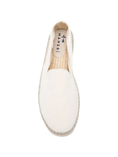 Manebi Off-white Espadrilles In Black