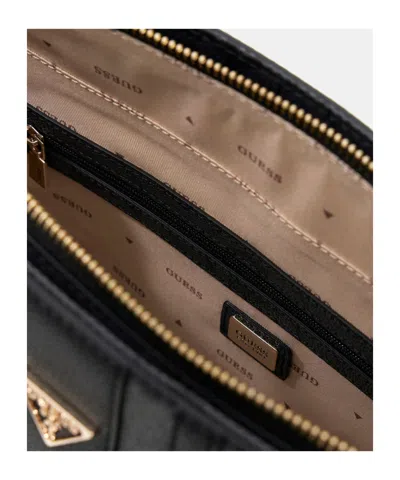 Guess Double-handle Shoulder Bag In Black