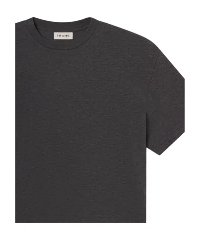 Frame Crew-neck T-shirt In Gray