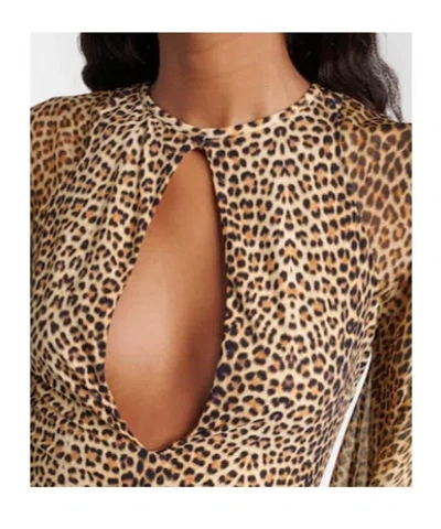 Roberto Cavalli Baby Jaguar Print One-piece Swimsuit In Multi