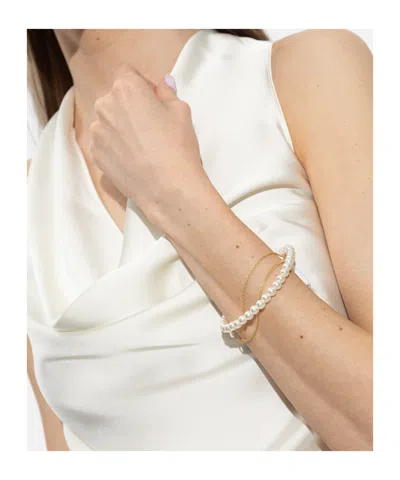 Allsaints Double-layer Structure Design Bracelet In Transparent
