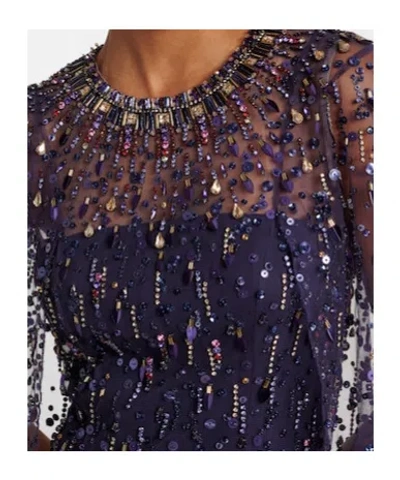 Jenny Packham Hestia Embellished Maxi Dress In Animal Print