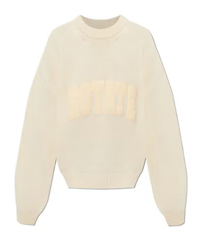 Rotate Birger Christensen Pullover Mit Rundem Ausschnitt In Neutral
