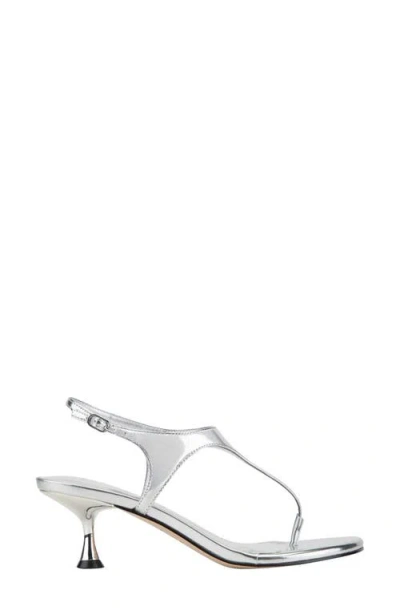 Marc Fisher Ltd Pelysa Ankle Strap Sandal In Silver