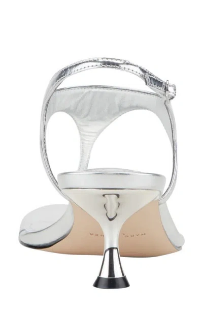 Marc Fisher Ltd Pelysa Ankle Strap Sandal In Silver