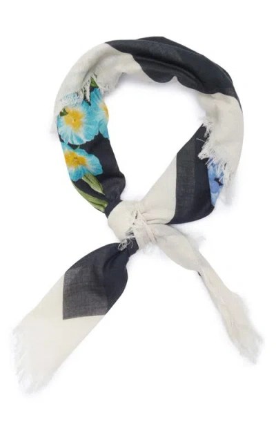 Bcbgeneration Floral Cotton Square Scarf In Multi