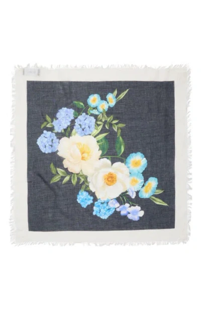 Bcbgeneration Floral Cotton Square Scarf In Multi