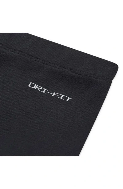 Nike Quarter Zip Pullover & Shorts Set In Black