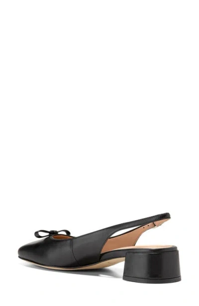 Cole Haan Patsy Bow Slingback Pump In Black