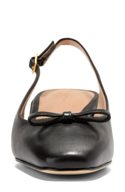 Cole Haan Patsy Bow Slingback Pump In Black