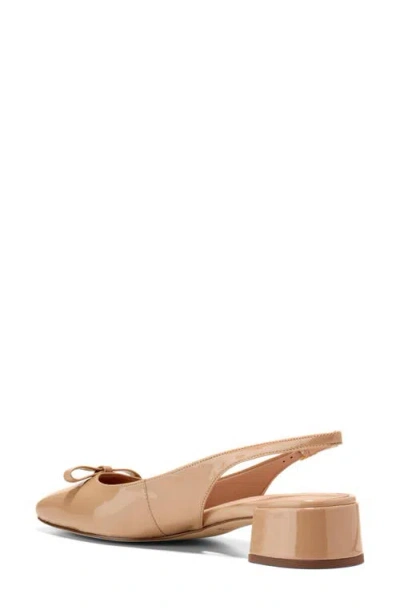 Cole Haan Patsy Bow Slingback Pump In Nude