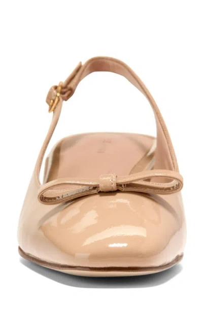 Cole Haan Patsy Bow Slingback Pump In Nude