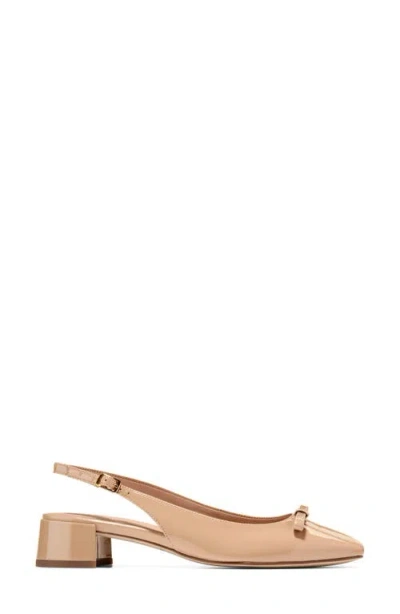 Cole Haan Patsy Bow Slingback Pump In Nude
