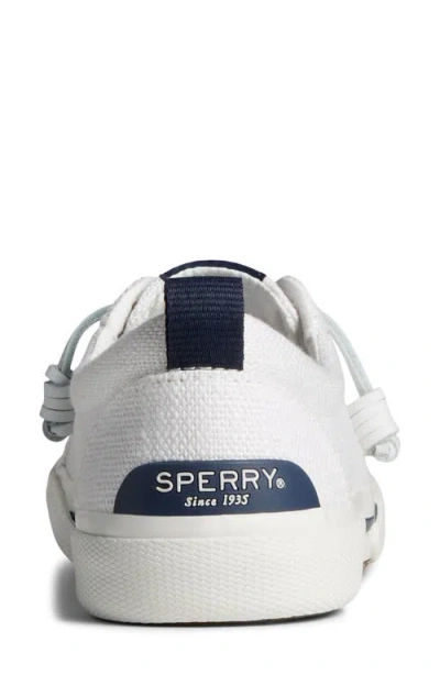 Sperry Pier Wave Sneaker In White