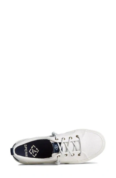 Sperry Pier Wave Sneaker In White