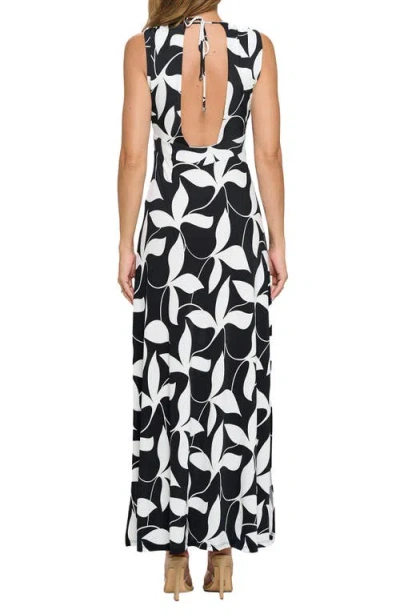 O.l. Open Back Maxi Dress In Multi