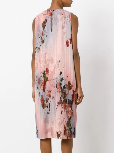 Shop Antonio Marras Floral Print Straight Dress In Pink