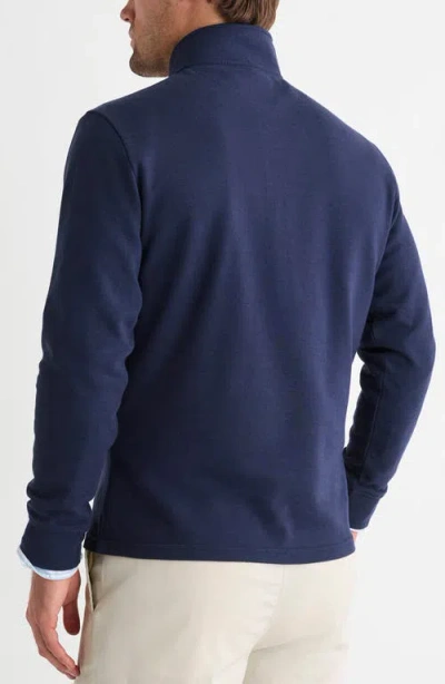 Vineyard Vines Saltwater Quater Zip Pullover In Blue