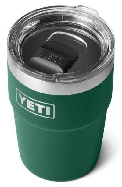 Yeti Rambler 16-ounce Stackable Cup In Green