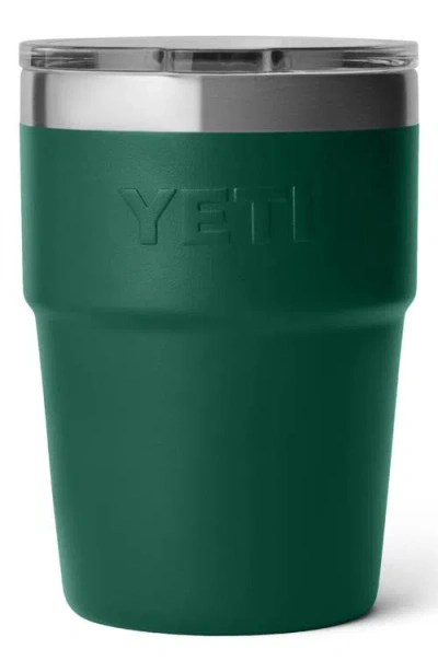 Yeti Rambler 16-ounce Stackable Cup In Green