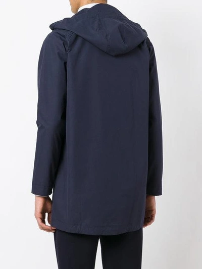 Shop A Kind Of Guise Drawstring Hooded Jacket In Blue