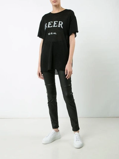 Shop The Elder Statesman Beer T-shirt - Black