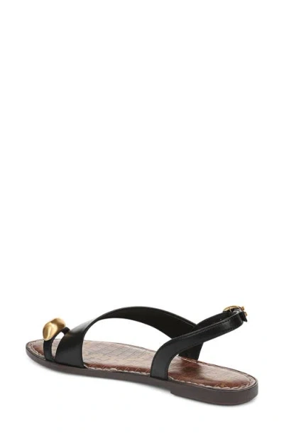 Sam Edelman Gace Toe Loop Slingback Sandal In Black